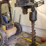 Auger and set Post Bollards